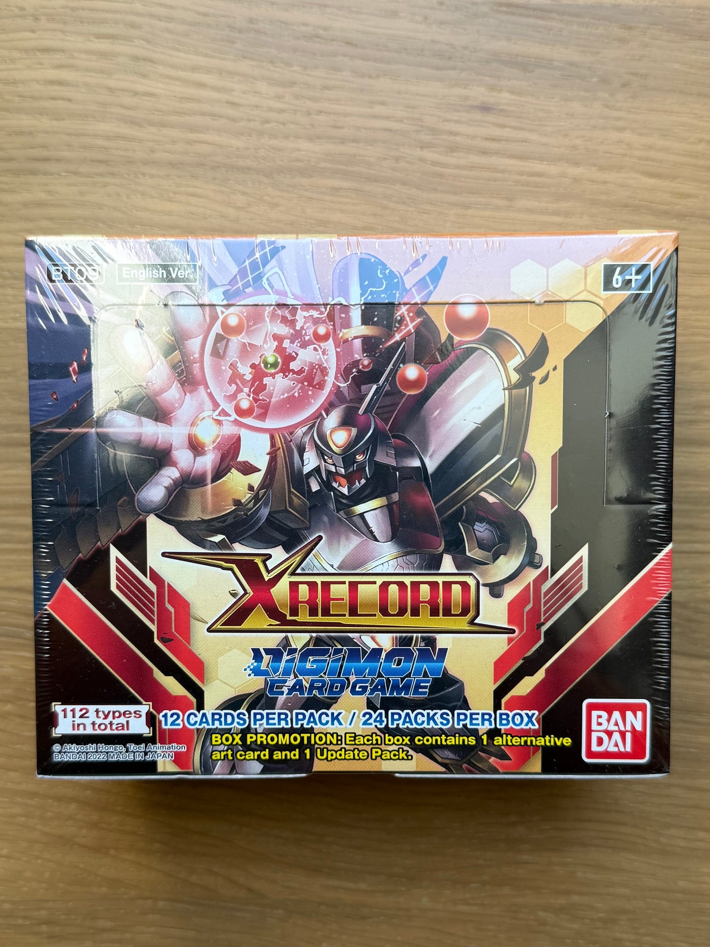 Digimon Cardgame - BT09: X Record Booster Box - Engelsk