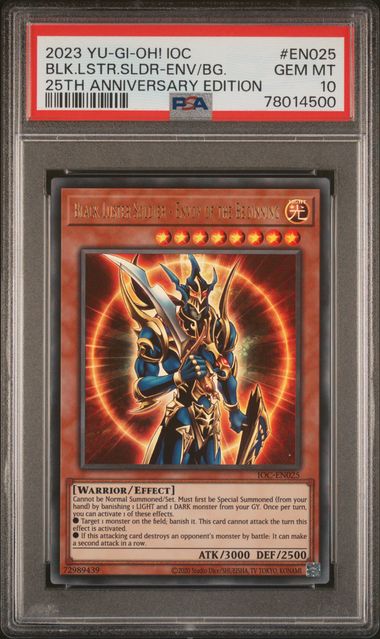 BLK.LSTR.SLDR-ENV/BG. 25TH ANNIVERSARY EDITION EN025 - PSA 10