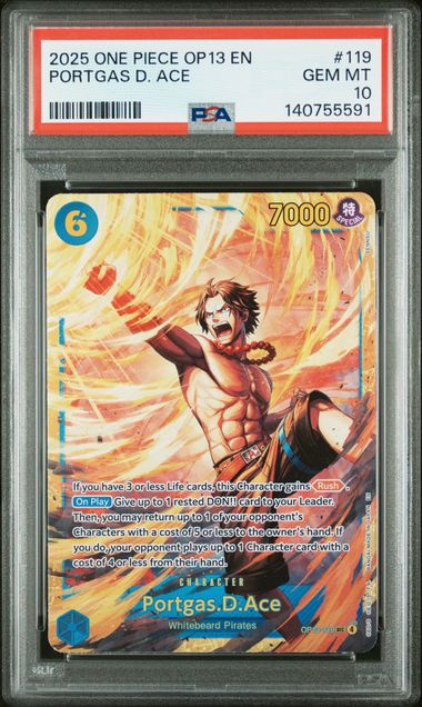 PORTGAS D. ACE 119 - PSA 10