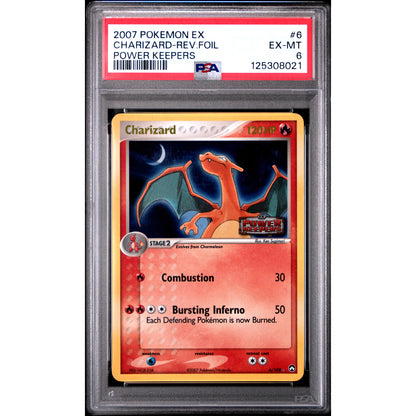 2007 POKEMON EX POWER KEEPERS #6 CHARIZARD-REV.FOIL POWER KEEPERS