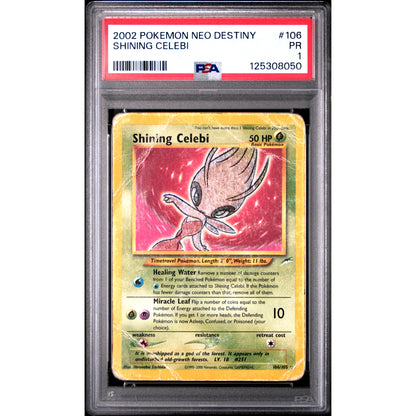 SHINING CELEBI NEO DESTINY 2002 PSA 1