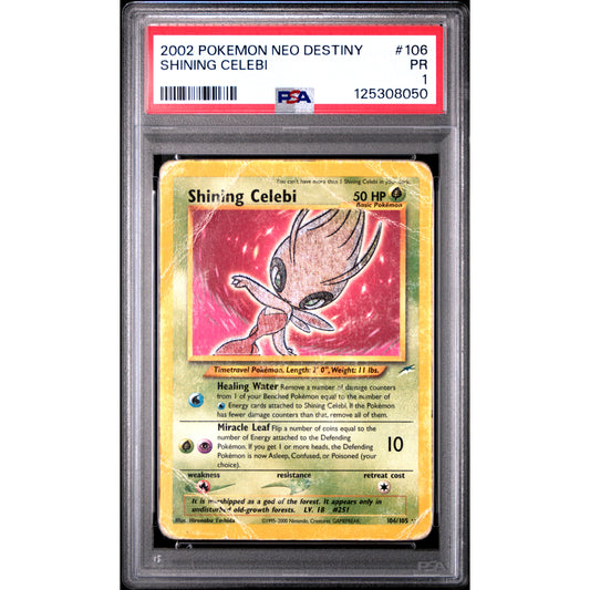 SHINING CELEBI NEO DESTINY 2002 PSA 1
