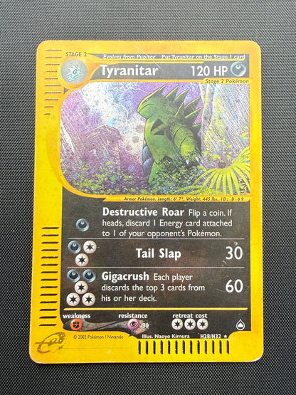 Tyranitar (H28) - Aquapolis - LP