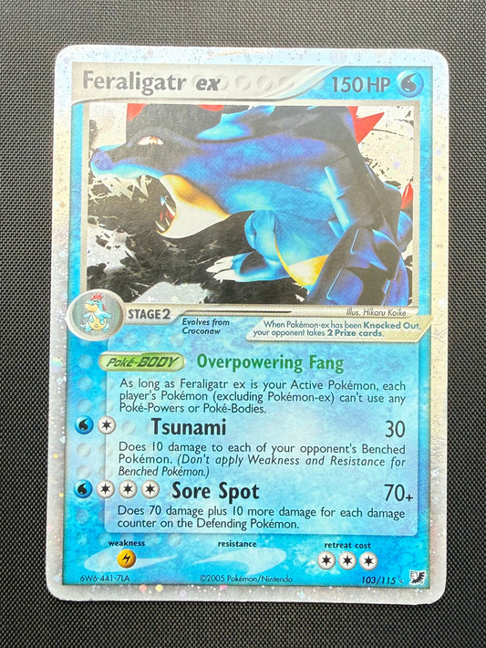 Feraligatr ex (103/115) - Unseen Forces - EX