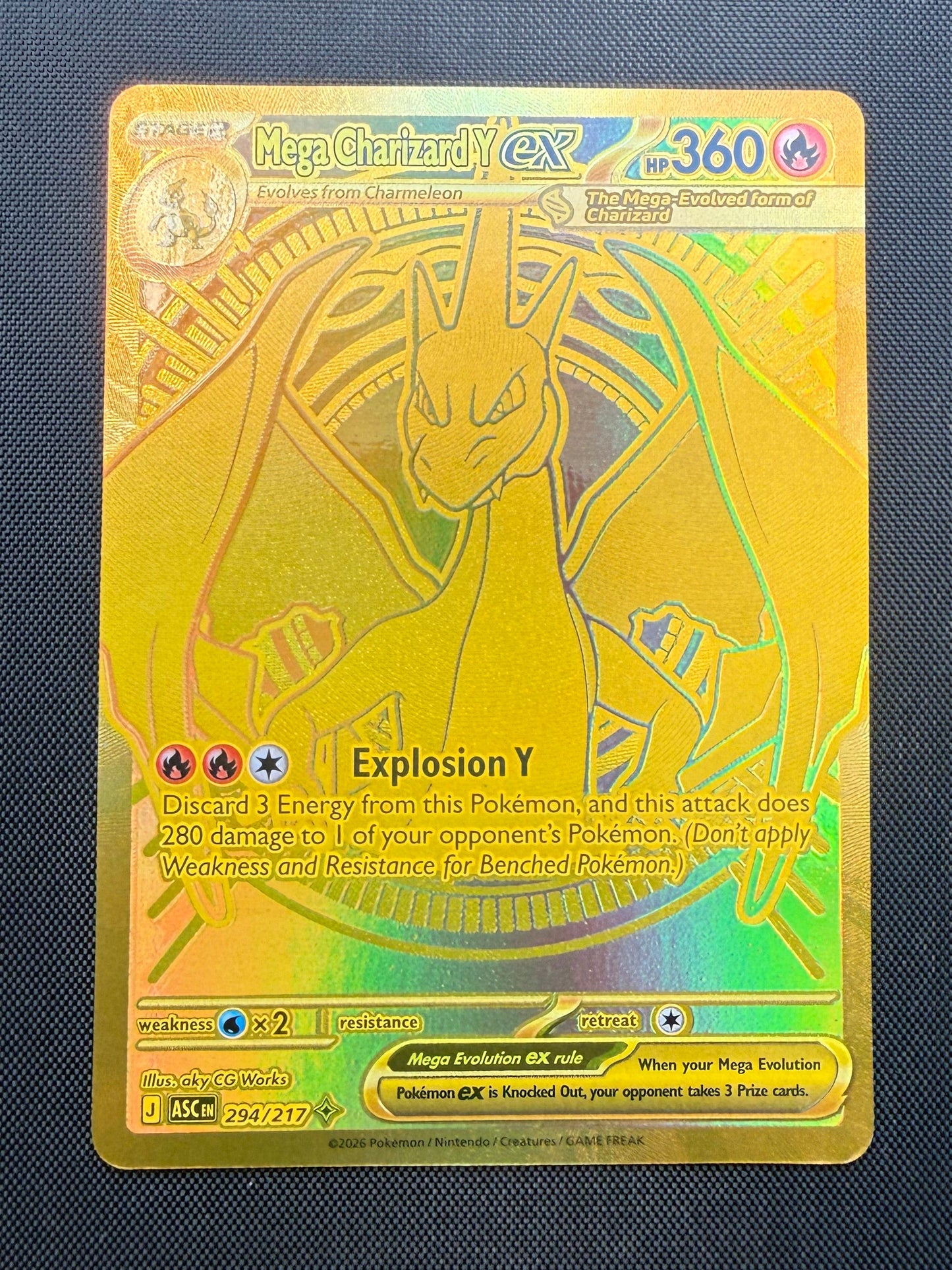 Mega Charizard ex (130/94) - Phantasmal Flames - NM