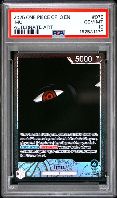 IMU ALTERNATE ART OP13-079 PSA 10
