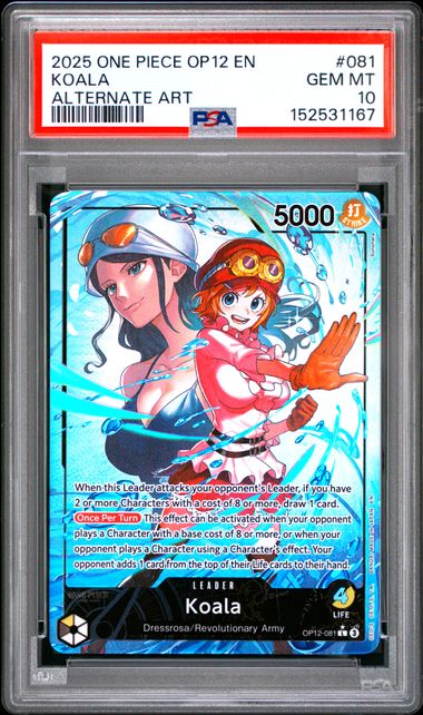KOALA ALTERNATE ART OP12-081 PSA 10