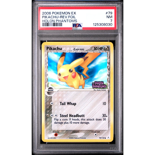 2006 POKEMON EX HOLON PHANTOMS #79 PIKACHU-REV.FOIL HOLON PHANTOMS
