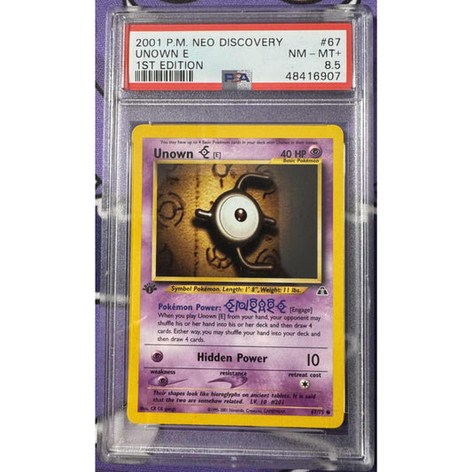 UNOWN PSA 8.5