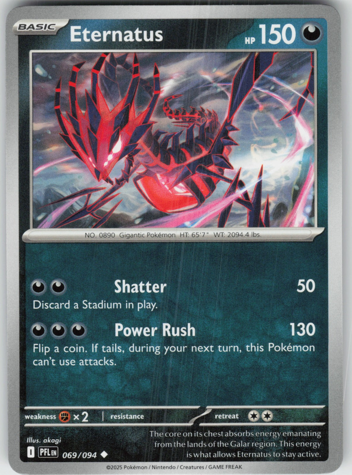Eternatus Uncommon ME02: Phantasmal Flames Pokemon TCG