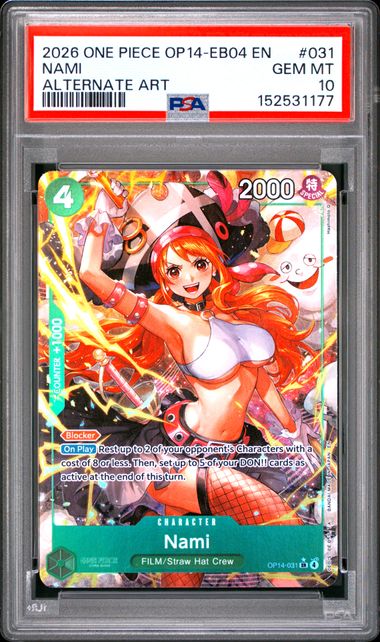 NAMi ALTERNATE ART OP14-031 PSA 10