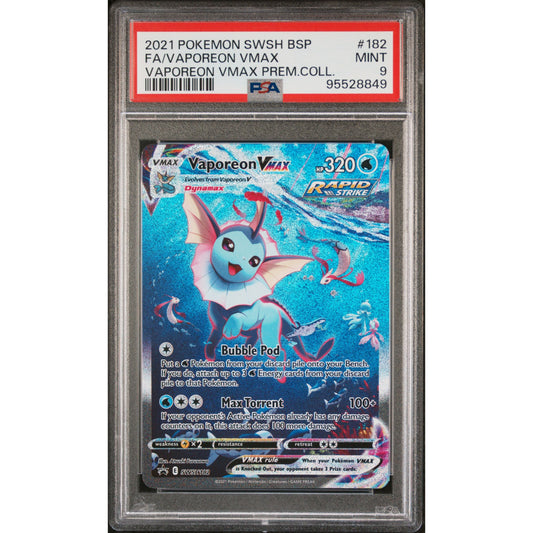 VAPOREON VMAX PREM.COLL. PSA 9